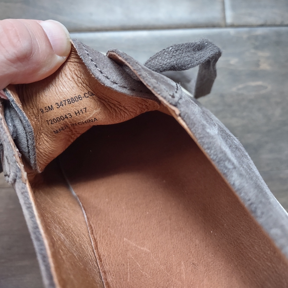 Frye Gemma Low Top Suede Leather Sneakers - Picture 9 of 15